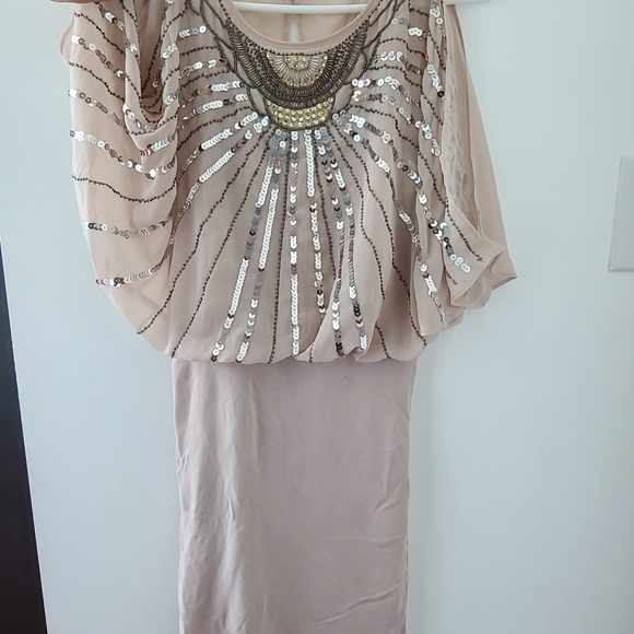 Bebe sequin light pink dress, Size XS - Picture 2 of 3